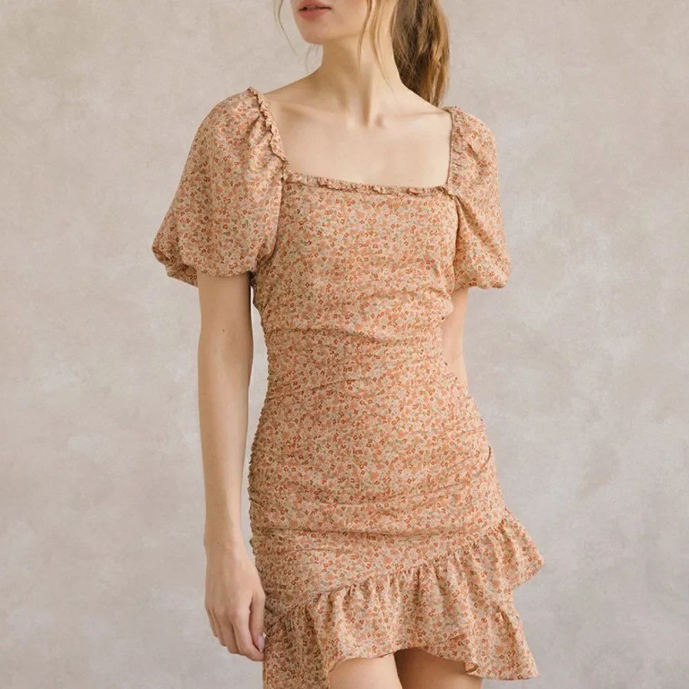Storia ditsy floral print bodycon mini dress